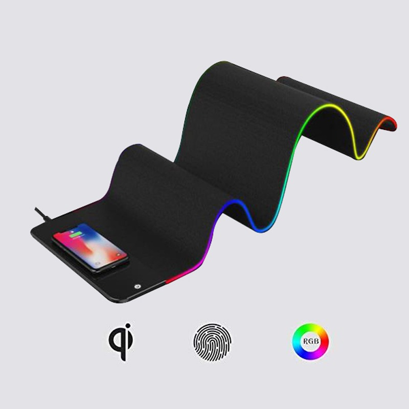 Wholesale RGB Wireless Charging Mouse Pad 10W Wireless Charger Large Gaming  Mouse Pad Manufacturer and Supplier Sheerfond